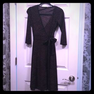 Brown and black tiger print BCBG